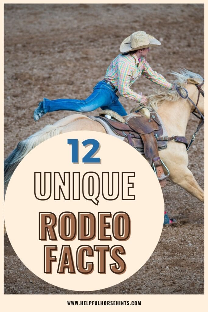 Pinterest pin - 12 Unique Rodeo Facts