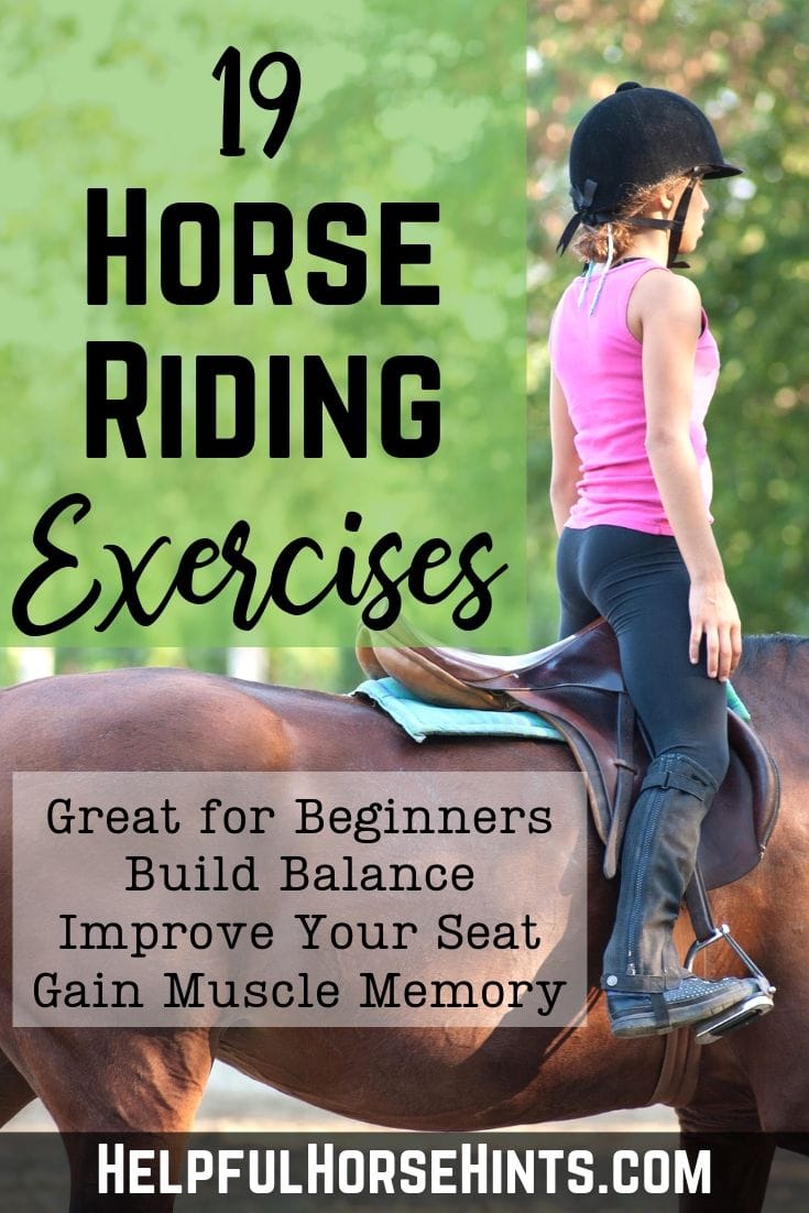 19 Beginner Horse Riding Exercises + Lesson Plans Helpful Horse Hints
