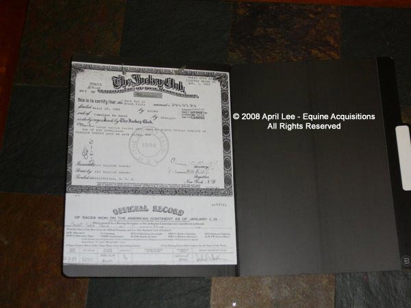 document in a black folder