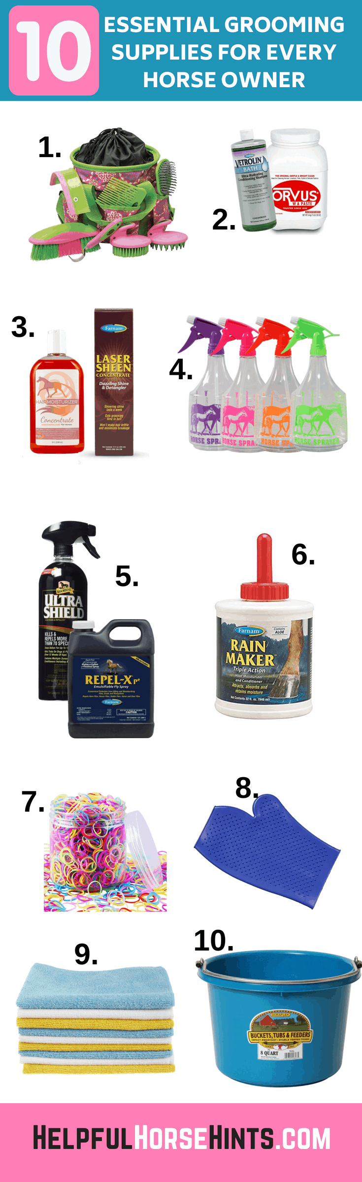 10 Essential Grooming Supplies for Every Horse Owner Helpful Horse Hints