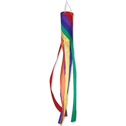 Spiral Rainbow Column Windsock