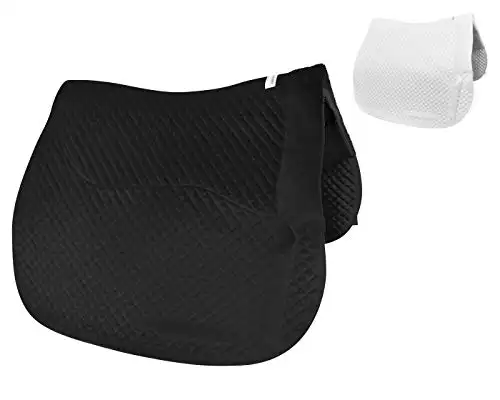 Derby Originals Semi Fleece Lined Dressage Saddle Pad