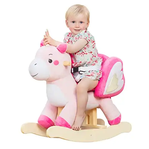 labebe - Baby Rocking Horse, Ride Unicorn