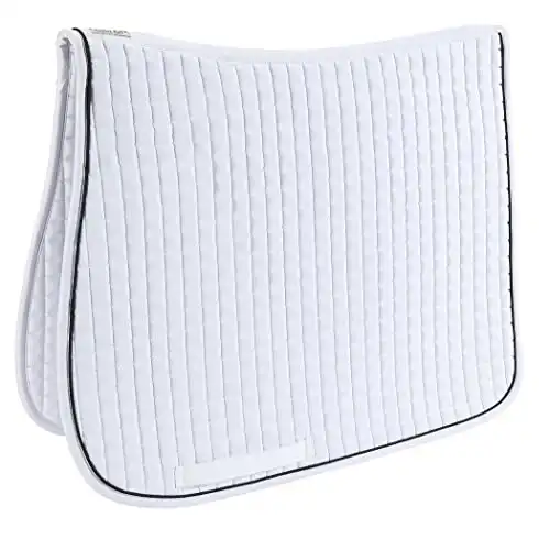 Dover Saddlery Quilted Dressage Square with Piping