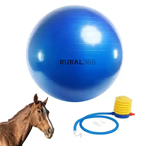 Rural365 Large Horse Ball Toy with Pump