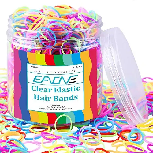 Small Hair Bands Baby Hair Ties Tiny Elastics Rubber Bands