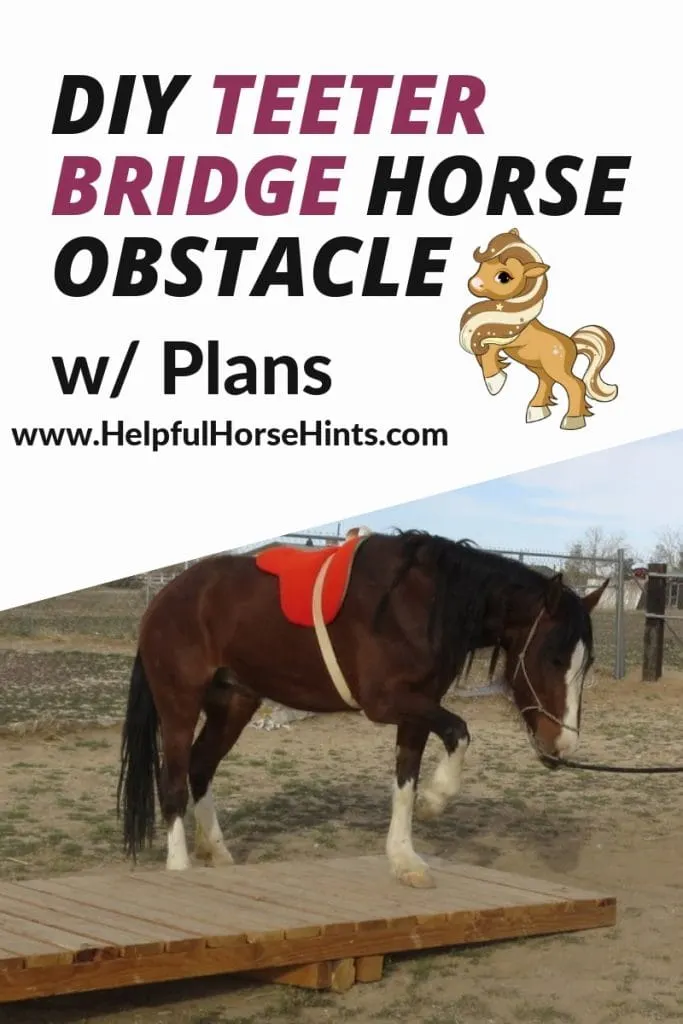 Pinterest pin - Plans For Building A Horse Bridge