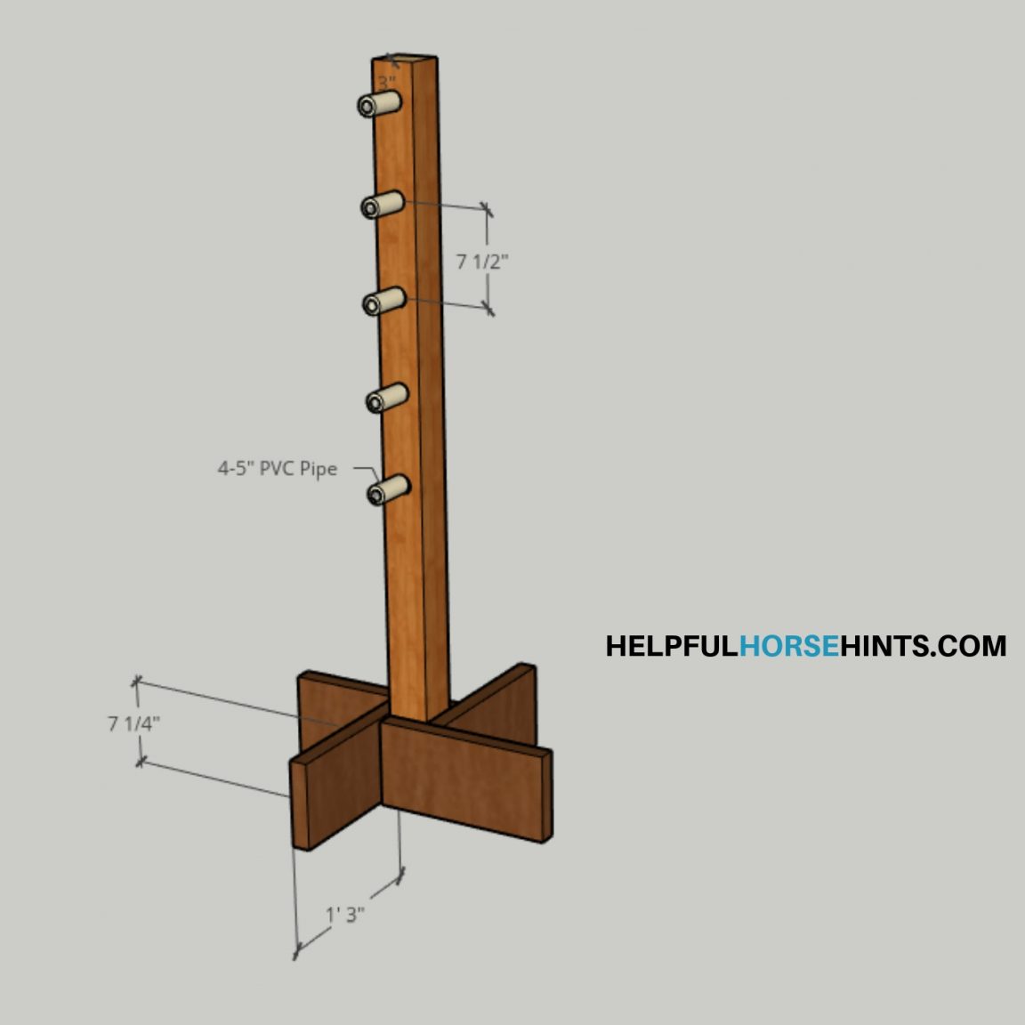 DIY Pool Noodle Horse Obstacle Helpful Horse Hints