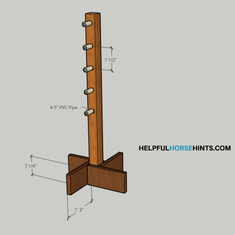 DIY Pool Noodle Horse Obstacle Helpful Horse Hints