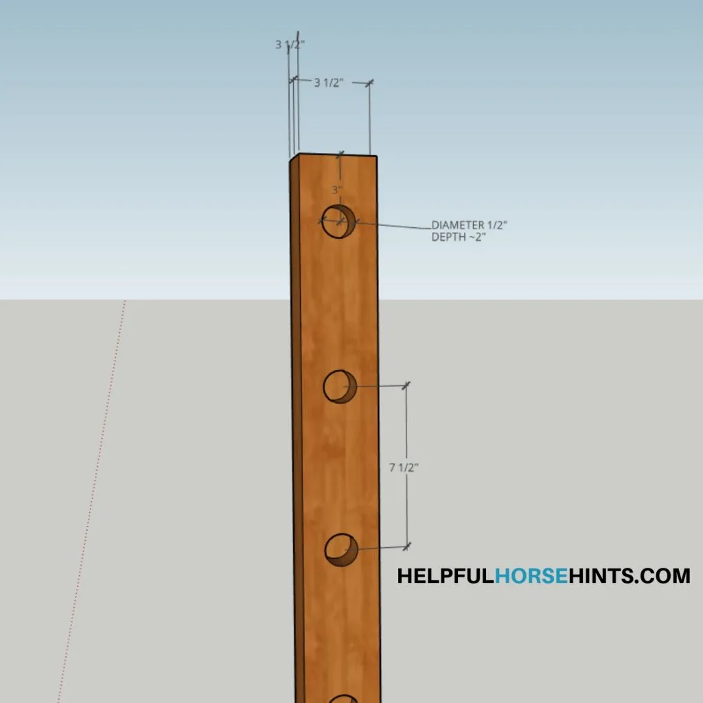 Pool Noodle Horse Obstacle Hole Distance