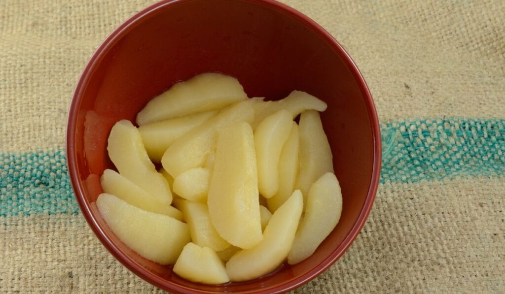 Sliced Pears