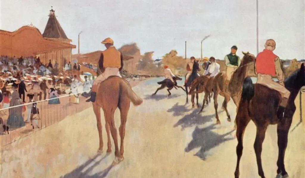 The Parade Horse Painting