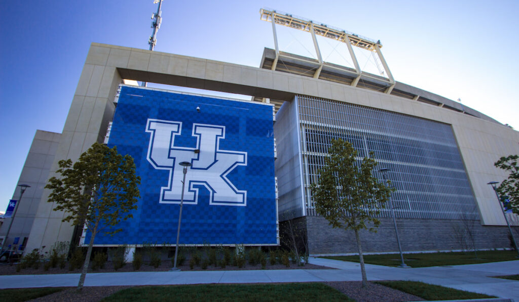 The commonwealth Stadium of University of Kentucky