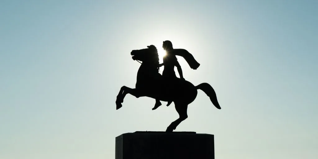 alexander the great horse statue