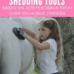 best horse shedding tools