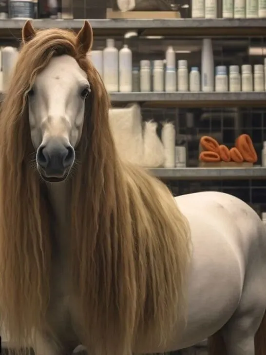 cropped-grey-horse-standing-in-shampoo-aisle-at-grocery-store.jpg