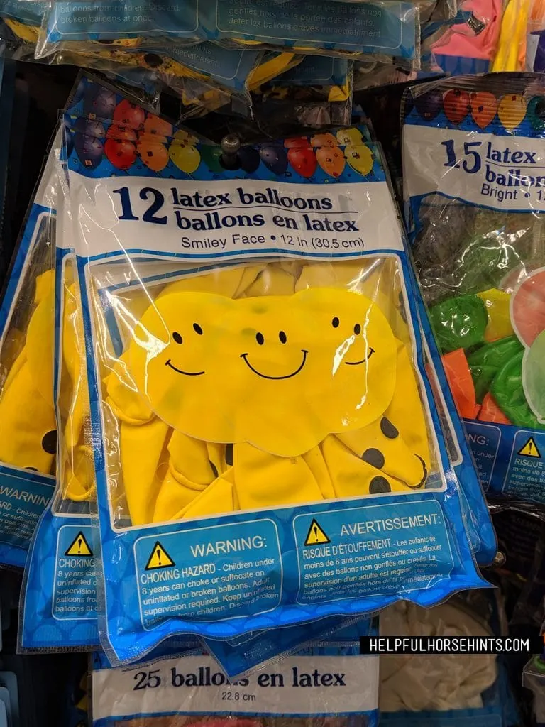 dollar store balloon selection