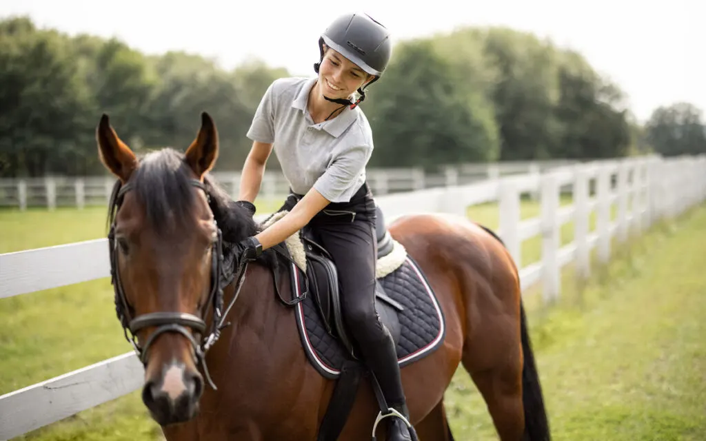 female horseman