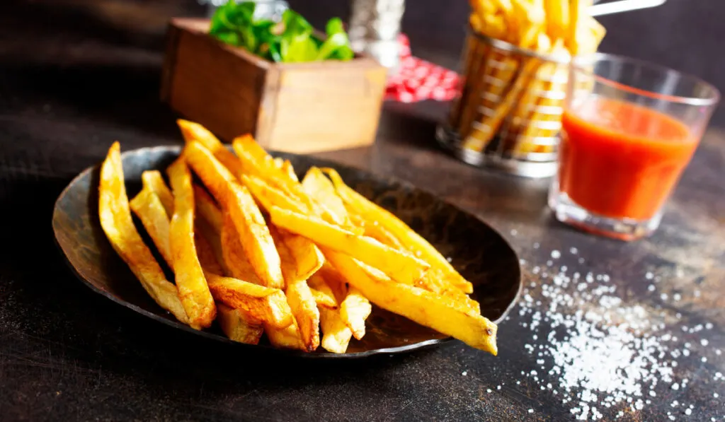  fried potato on plate