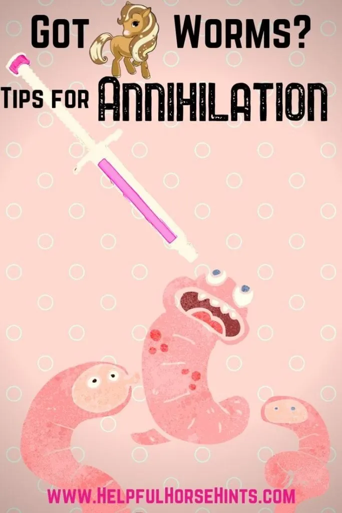 Pinterest pin - got worms tips for annihilation