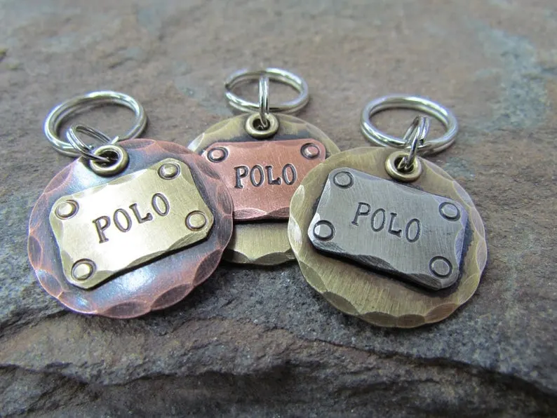 three halter bridle tags named polo