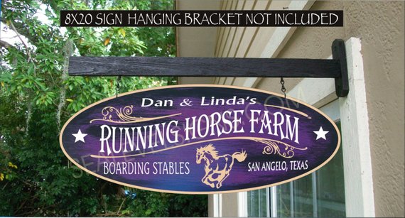 Horse Stable Sign