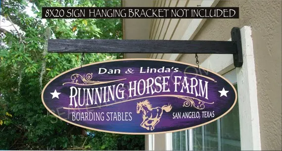 Horse Stable Sign