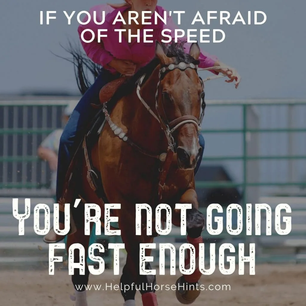 Pinterest Pin - If Aren't Afraid of the Speed, You're Not Going Fast Enough