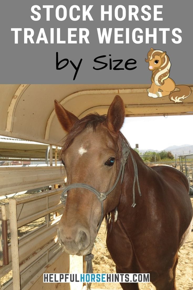 Average Horse Trailer Weights (with Examples) Helpful Horse Hints