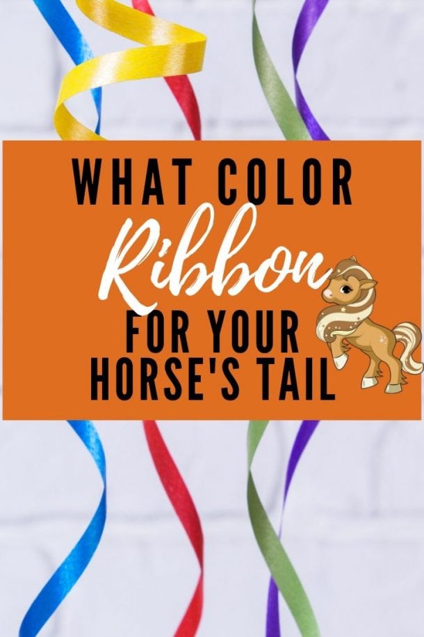 Guide to Horse Tail Ribbon Colors - Helpful Horse Hints