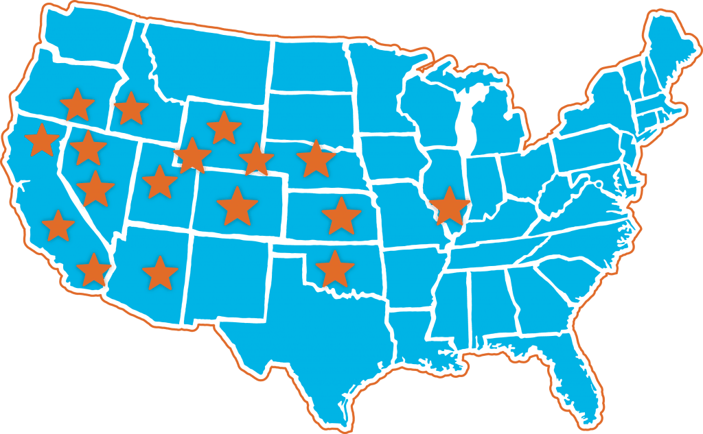 wild horse adoption map